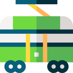 samochód trolejbusowy ikona