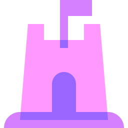 Sand castle icon