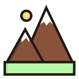 montaña icono