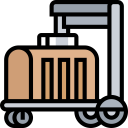 Trolley cart icon