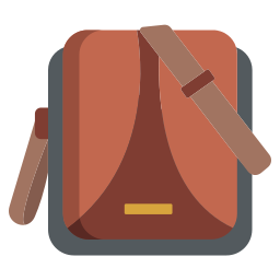 bolsa de hombro icono