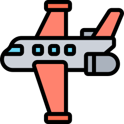 Реактивный самолет иконка