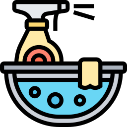 Water bowl icon