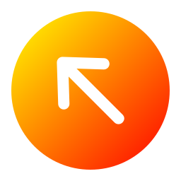 Up left arrow icon