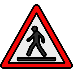 cruce peatonal icono