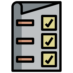 lista de controle Ícone