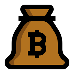 sac bitcoin Icône