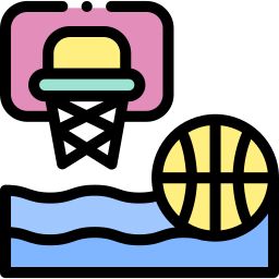 Water basketball icon