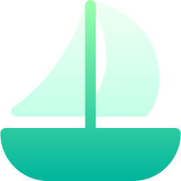 Sail boat icon