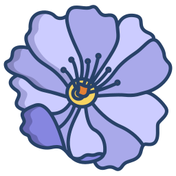 Wild rose icon