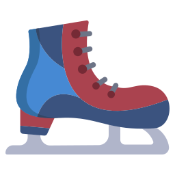 zapatos de patinaje sobre hielo icono