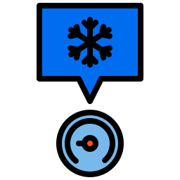 niedrige temperatur icon