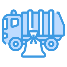 Garbage truck icon