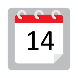 Calendar date icon