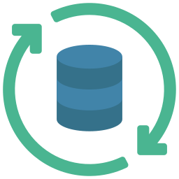 sincronización de datos icono