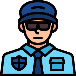 guardia de seguridad icono