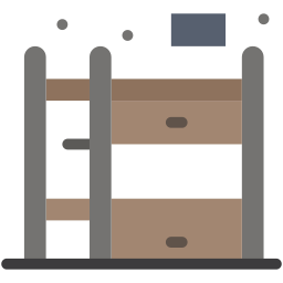 Двухъярусная кровать иконка