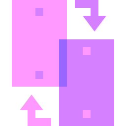 transferencia de datos icono