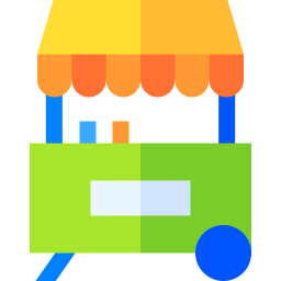 Food cart icon