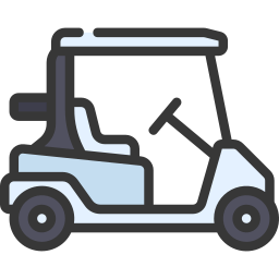 carrello da golf icona