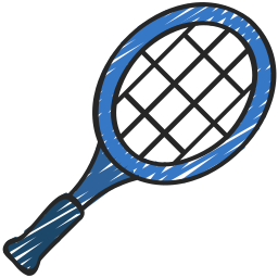 rakieta tenisowa ikona