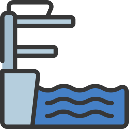 Diving board icon