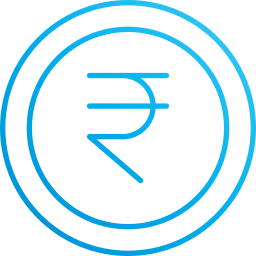 Indian rupee icon