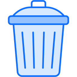 Trash bin icon