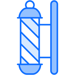 Barber pole icon