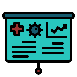 Medical statistic icon