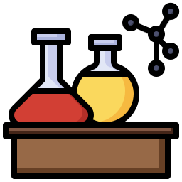 aula de química Ícone