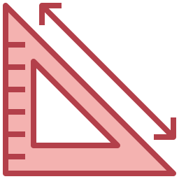정사각형 통치자 icon
