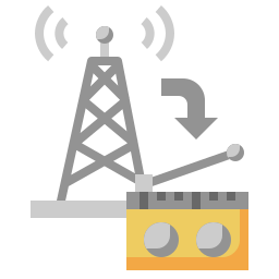 antena de radio Ícone