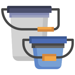 Sand bucket icon