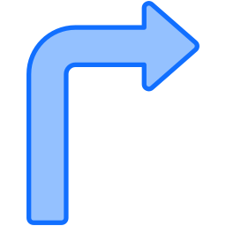 Turn right icon