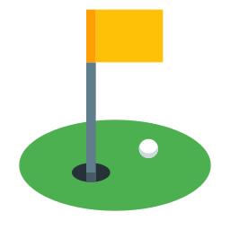 le golf Icône