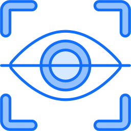escáner de ojos icono