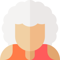 Старая женщина иконка