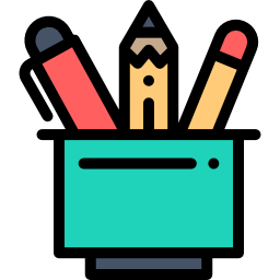 Pencil case icon