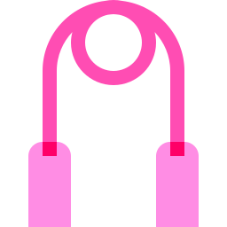 Jumping rope icon