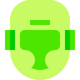 Boxing helmet icon