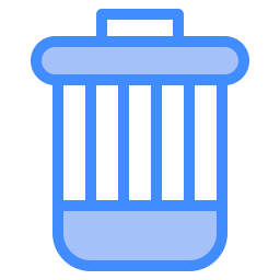 Trash bin icon