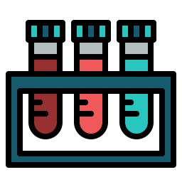 Test tubes icon