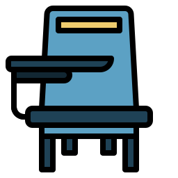silla de escritorio icono