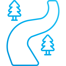 Ski route icon