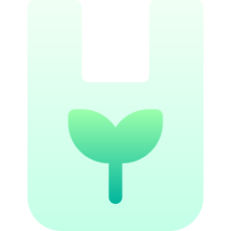 Organic bag icon