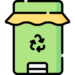 Trash bin icon