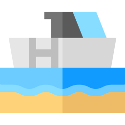 barco de transbordador icono