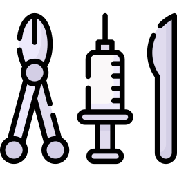 instrumento quirúrgico icono