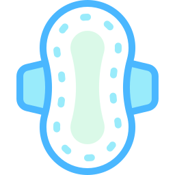 Sanitary napkin icon